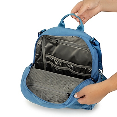 JuJuBe&reg; Midi Deluxe Diaper Backpack in Marine. View a larger version of this product image.