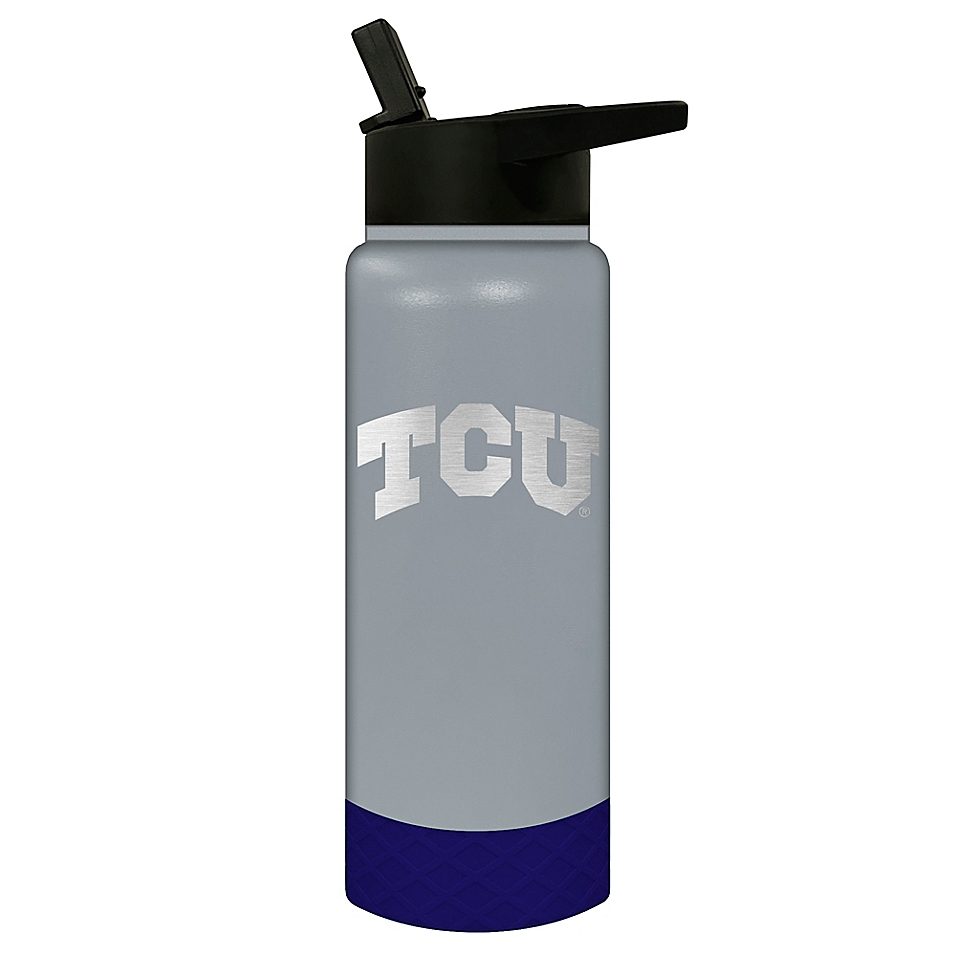 Clear Tervis Texas Tech College Pride Water Bottle with Grey Lid 24 oz 