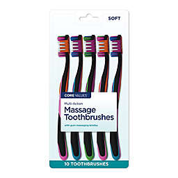 Core Values™ 10-Count Multi-Action Massage Toothbrushes