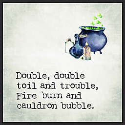 Amanti Art® Double Double Cauldron 22-Inch x 22-Inch Canvas Framed Wall Art in White