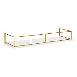 Kate and Laurel™ Benbrook Accent Shelf in White/Gold