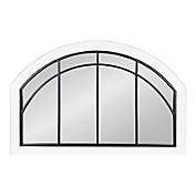 Kate and Laurel&reg; Haldron 24-Inch x 36-Inch Arched Wall Mirror in White