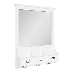 Kate and Laurel® Stallard 24-Inch x 24-Inch Functional Mirror in White