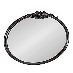 Kate and Laurel™ Arendahl 27-Inch x 18.75-Inch Oval Wall Mirror in Black