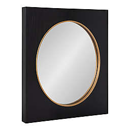 Kate and Laurel Ringstead 23-Inch Square Mirror in Black