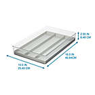 Alternate image 4 for Squared Away&trade; Heat-Resistant 3-Compartment Hair Tool Tray Organizer in Grey