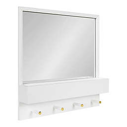 Kate and Laurel® Adlynn 24-Inch x 24-Inch Functional Mirror in White