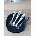 Alternate image 3 for BEABA&reg; Baby&#39;s First Foods Silicone Spoons in Rain (Set of 4)
