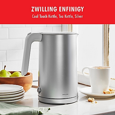 ZWILLING&reg; Enfinigy Cool Touch 1.5-Liter Electric Kettle in Silver. View a larger version of this product image.
