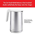 Alternate image 2 for ZWILLING&reg; Enfinigy Cool Touch 1.5-Liter Electric Kettle in Silver