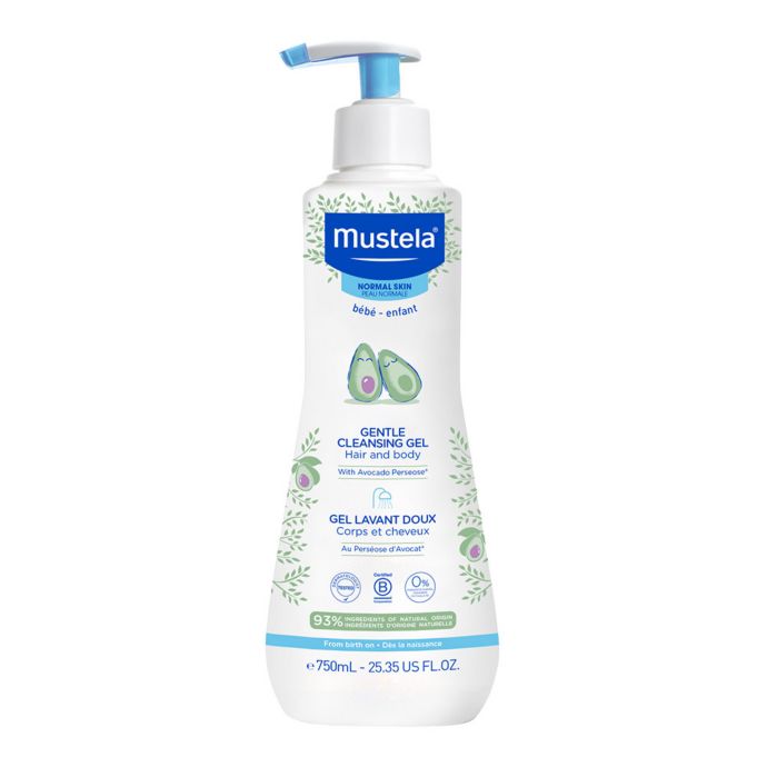 Mustela 25 35 Oz Gentle Cleansing Gel For Hair And Body Bed Bath Beyond