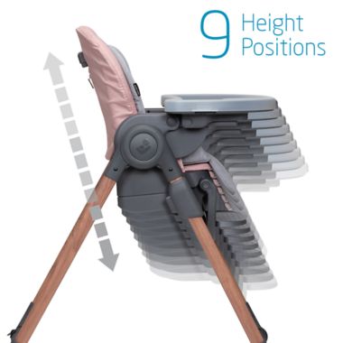 Maxi-Cosi&reg; 6-in-1 Minla High Chair in Pink. View a larger version of this product image.