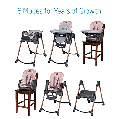 Maxi-Cosi&reg; 6-in-1 Minla High Chair in Pink. View a larger version of this product image.
