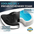 Alternate image 1 for ComfiLife Gel Enhanced Memory Foam Seat Cushion in Black