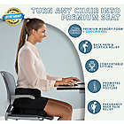 Alternate image 4 for ComfiLife Gel Enhanced Memory Foam Seat Cushion in Black