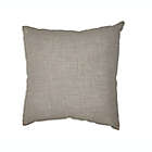Alternate image 1 for Studio 3B&trade; Faux Leather Square Throw Pillow in White