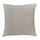 Alternate image 0 for Studio 3B&trade; Faux Leather Square Throw Pillow in White