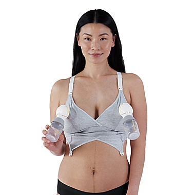 Bravado Designs Small Original Pumping and Nursing Bra in Grey. View a larger version of this product image.