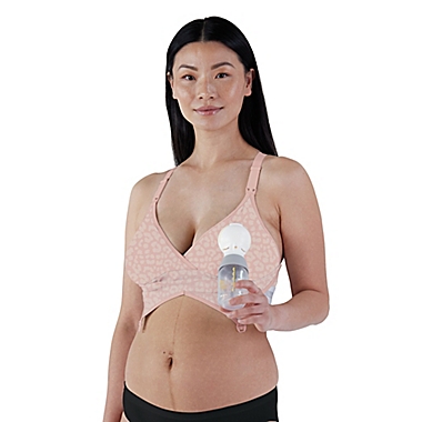 Bravado Designs Medium Original Full Cup Pumping and Nursing Bra in Pink Leopard. View a larger version of this product image.