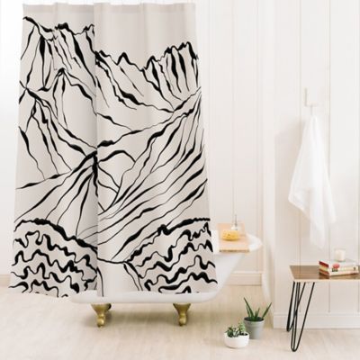 Black Shower Curtains Access Bed Bath, Bacova North Ridge Shower Curtain Review