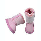 Alternate image 1 for Stepping Stones Size 4 Ombre Faux Fur Boot in Light Pink