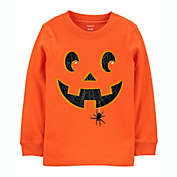 carter&#39;s&reg; Size 4T Glow Pumpkin Halloween Long Sleeve Jersey Tee in Orange