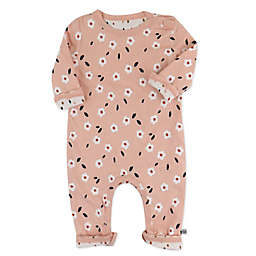 The Honest Company® Fall Flowers Reversible Organic Cotton Coverall in Blush