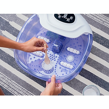 HoMedics&reg; Salt-N-Soak Footbath with Heat Boost. View a larger version of this product image.