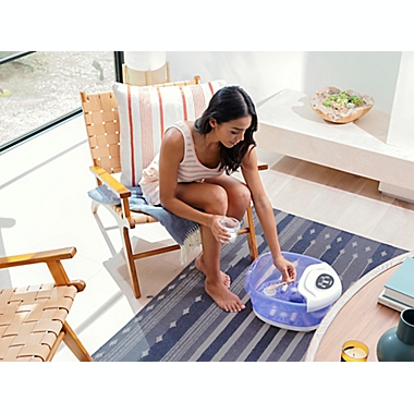 HoMedics&reg; Salt-N-Soak Footbath with Heat Boost. View a larger version of this product image.