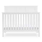 Alternate image 1 for Delta Children Sweet Beginnings Hart Flat Top 6-in-1 Convertible Crib in Bianca White
