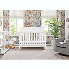 Alternate image 2 for Delta Children Sweet Beginnings Hart Flat Top 6-in-1 Convertible Crib in Bianca White