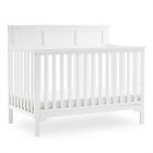 Alternate image 0 for Delta Children Sweet Beginnings Hart Flat Top 6-in-1 Convertible Crib in Bianca White