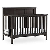 Delta Children Sweet Beginnings Hart Flat Top 6-in-1 Convertible Crib in Stone Grey
