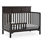 Alternate image 9 for Delta Children Sweet Beginnings Hart Flat Top 6-in-1 Convertible Crib in Stone Grey