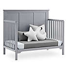 Alternate image 11 for Delta Children Sweet Beginnings Sage Flat Top 6-in-1 Convertible Crib in Grey