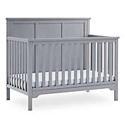 Delta Children Sweet Beginnings Sage Flat Top 6-in-1 Convertible Crib in Grey