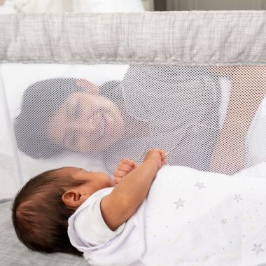 HALO Innovations&reg; BassiNest Flex Sleeper in Grey. View a larger version of this product image.