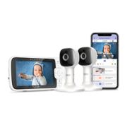 Nursery Pal Cloud Twin 5" Smart Baby Monitor with Night Light