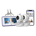 Alternate image 0 for Hubble Connected&trade; Nursery Pal Deluxe Twin Smart Baby Monitor in White