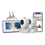 Hubble Connected&trade; Nursery Pal Deluxe Twin Smart Baby Monitor in White