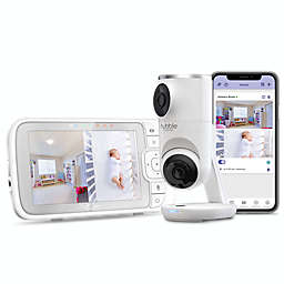 Hubble Connected Nursery Pal Dual Vision 5" Smart HD Dual Camera Baby Monitor in White