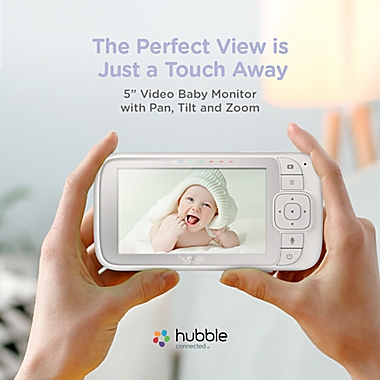 Hubble Connected&trade; Nursery View Pro Twin Video Baby Monitor in White. View a larger version of this product image.