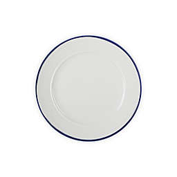 Our Table™ Simply White Blue Rim Salad Plate