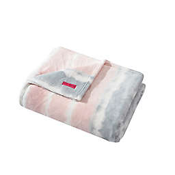 Tie Dye Cloud Ultra Soft Plush Pink Throw