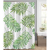 Breezy Palm Shower Curtain in Green