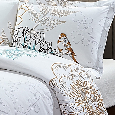 Birdie Queen Duvet Cover Set. View a larger version of this product image.