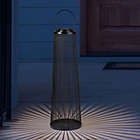 Alternate image 2 for Studio 3B&trade; Large String Design Solar Lantern in Black