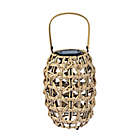 Alternate image 0 for Everhome&trade; Small Rattan Solar LED Lantern in Brown