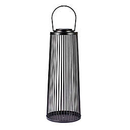 Studio 3B™ Medium String Design Solar Lantern in Black