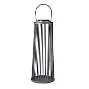 Medium String Outdoor Solar LED Lantern in Grey